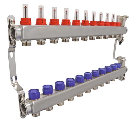 Collecteur PCBT 11 départs en inox - SOMATHERM